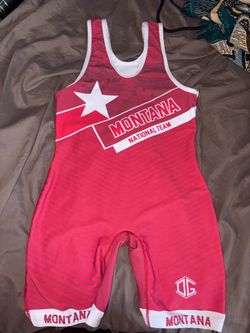 Montana State Wrestling Singlet