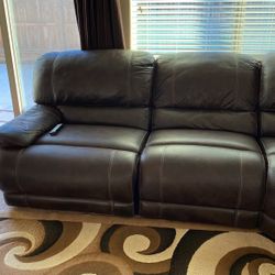 Sofa Sets Dark Brown Color