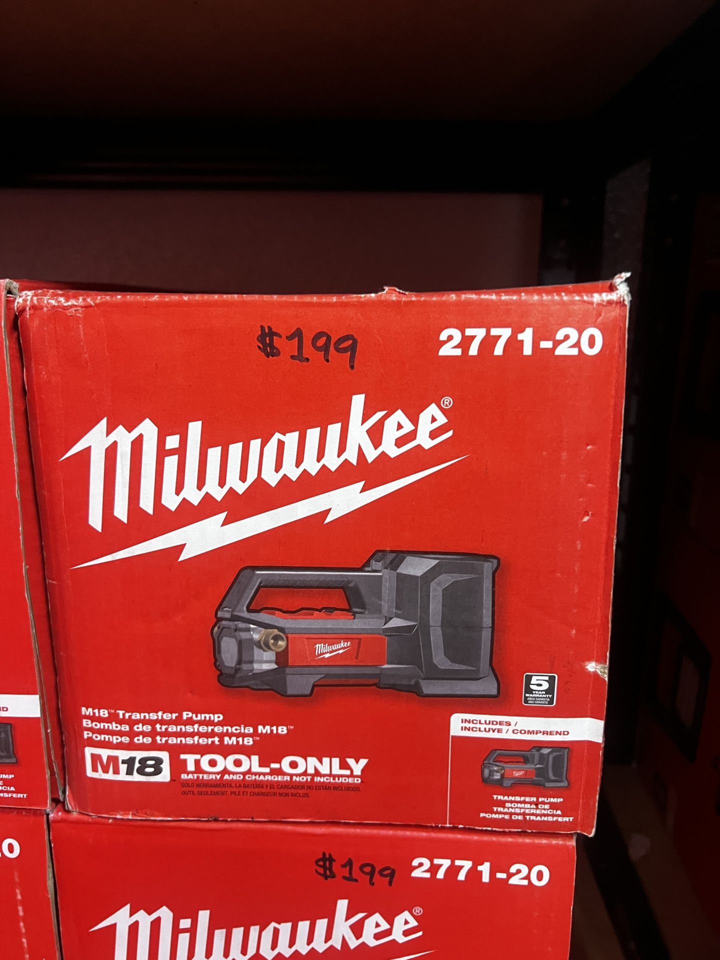 Milwaukee M18 Transfer Pump Tool Only