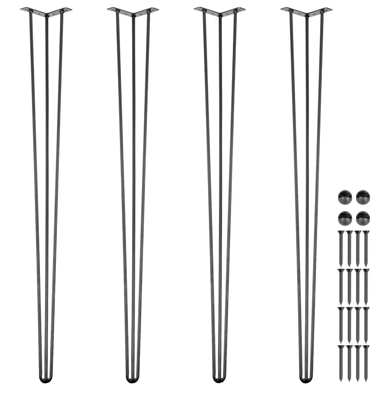 Set Of Hairpin Table Legs, 40”