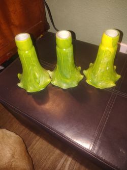 Hand Blown Glass Lilly Style Shades