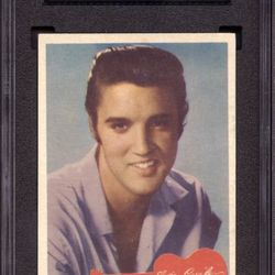 1956 Elvis Presley #2 ROOKIE Checklist SGC “7”
