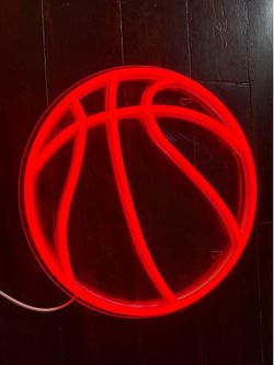 Basketball Red Neon Light 11”
