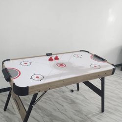 Stained Air Hockey Table - Works Well 