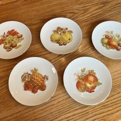 Vintage Porcelain Plate Set