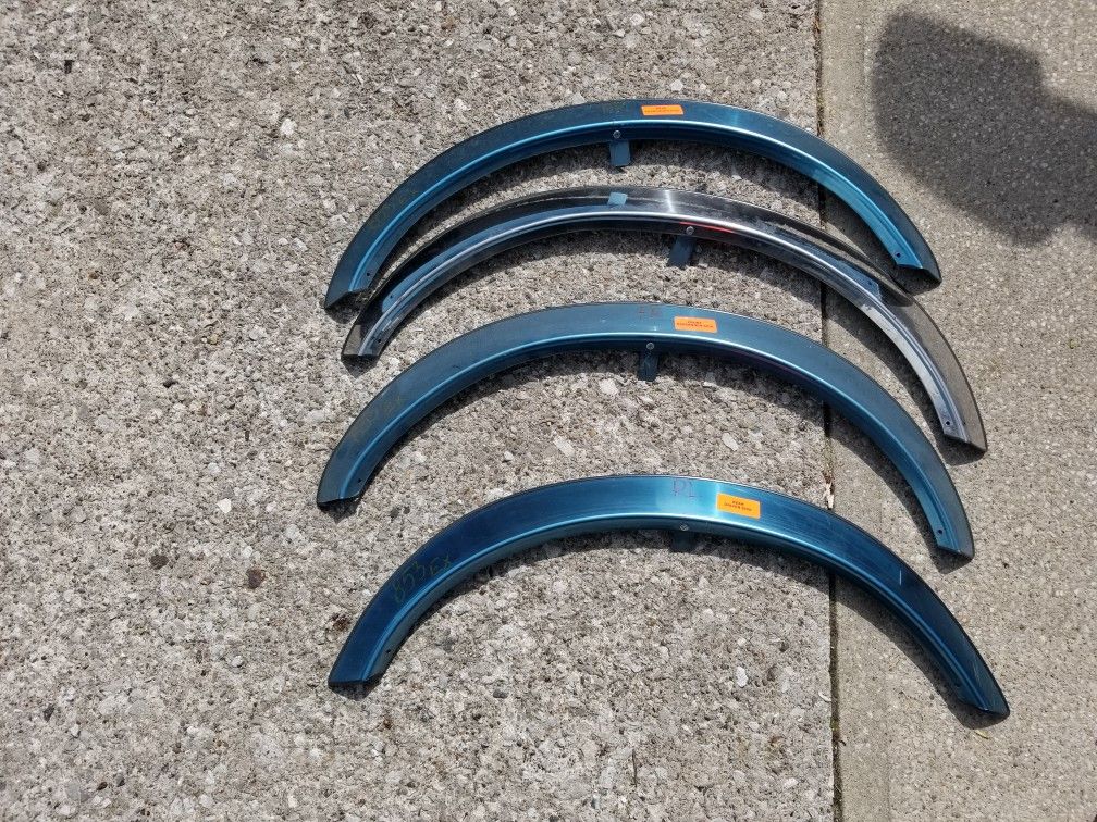Chrome fender covers