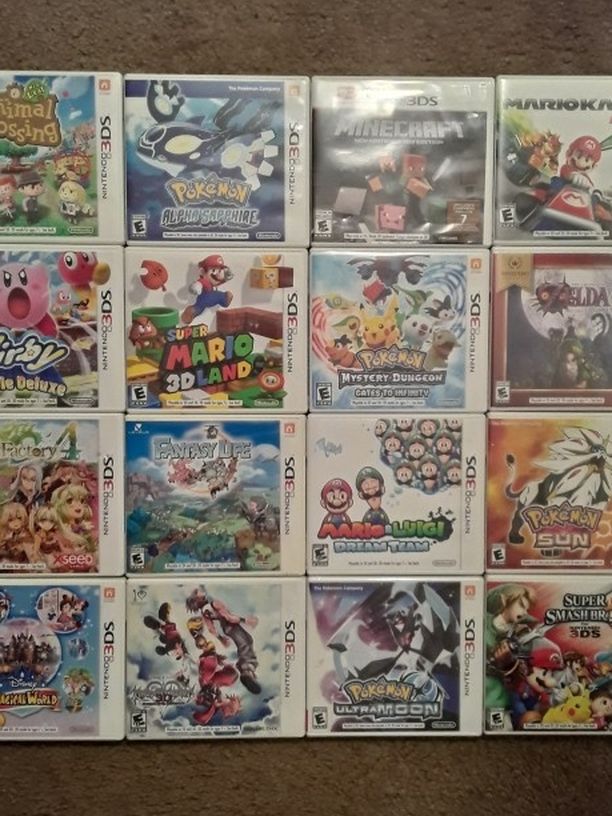 Selling 3ds Games As Lot Or Individually.