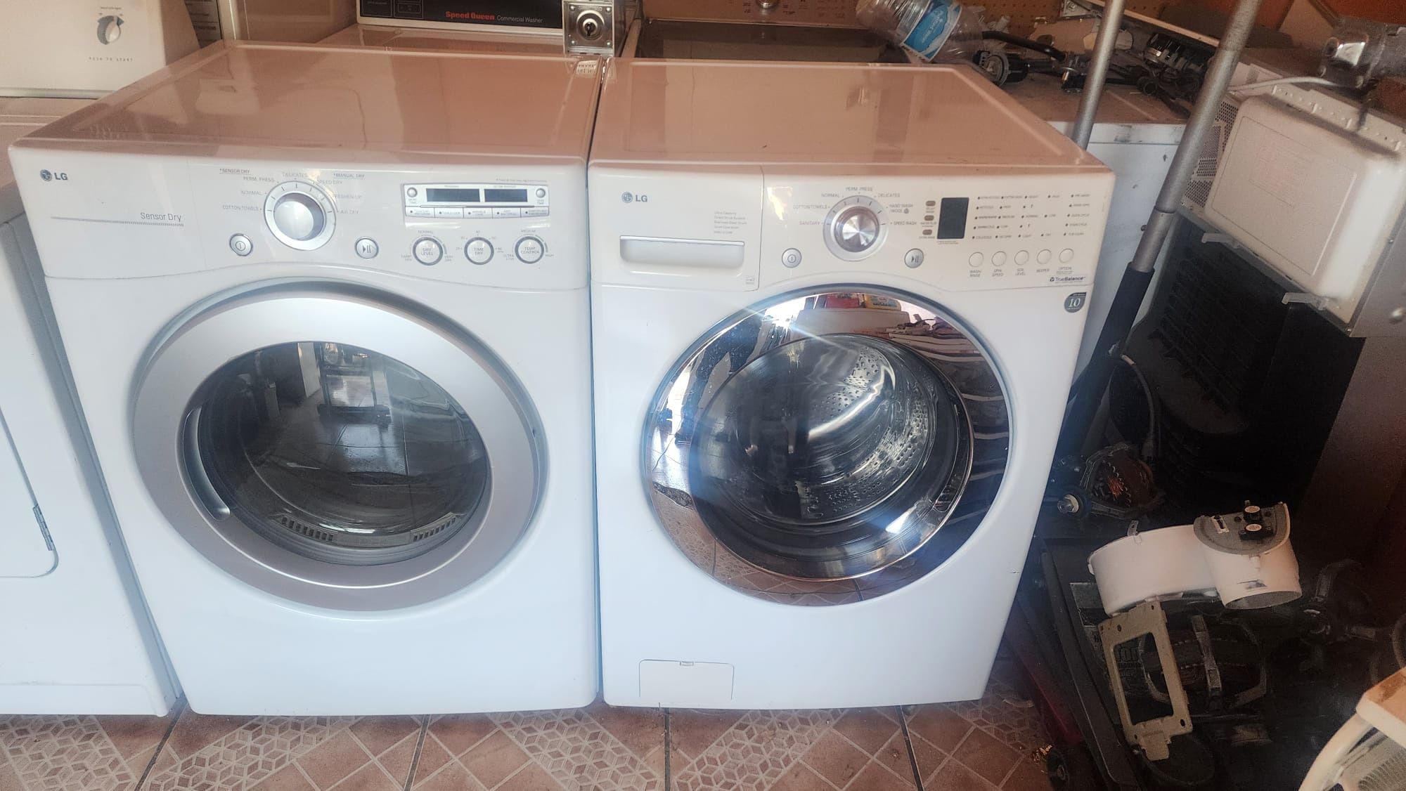 LG washer and dryer