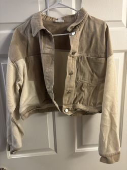 EUC Le Lis Mixed Material Fall Jacket 