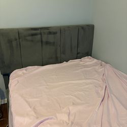 Queen mattress and bedframe