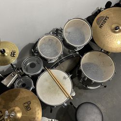 Pdp Drum Set With Timbales