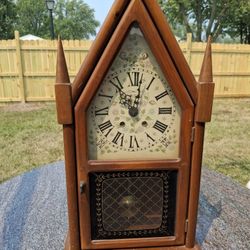Vintage Chapel Clock by The New England Clock Co 