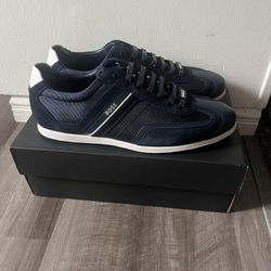 Mens BOSS Sneakers Size 12 Navy NEW