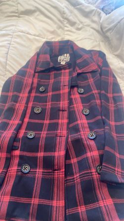 Vintage Billabong plaid coat