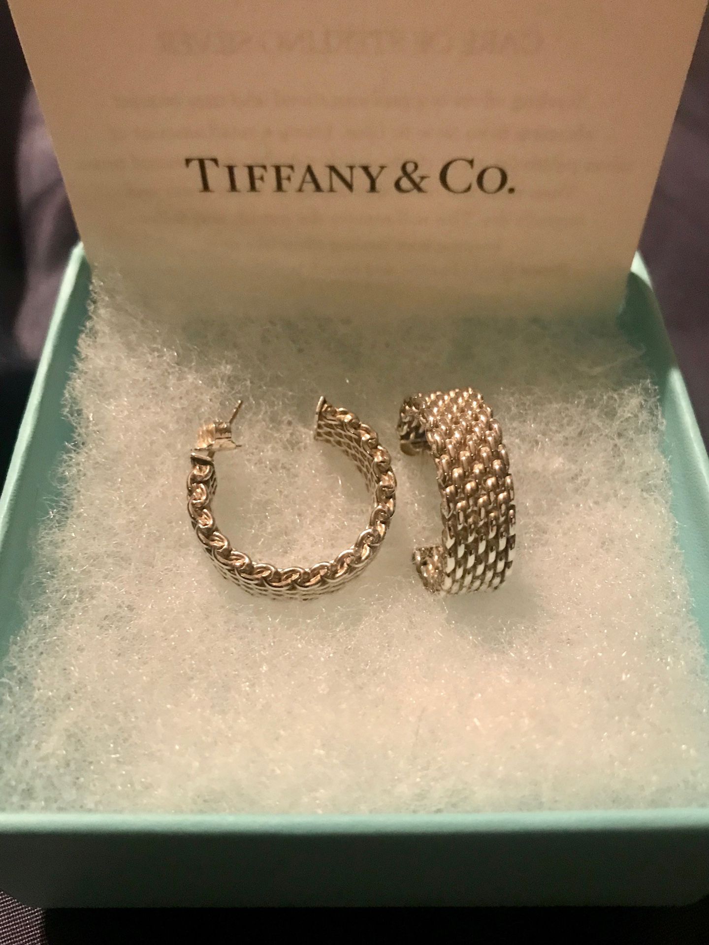 Tiffany & Co. sterling silver earrings