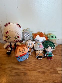 Lot Of Plush Dolls Great Eastern Entertainment Daki Plush & Character Plush Bundle