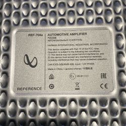 Infinity 4 Chennel Amp