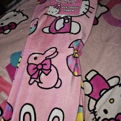 Hello Kitty Easter Blanket 