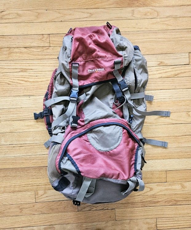 Field & Stream 1871 Mountain Scout Outdoor Hiking Internal Frame Backpack!