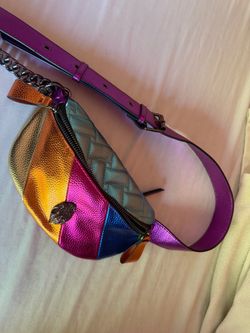 Kurt Geiger Rainbow Metallic Belt Bag