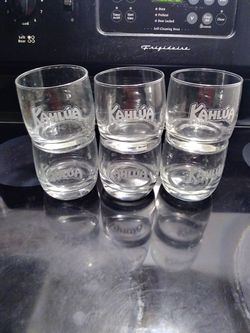 Set of 6 at just Kahlua glasses