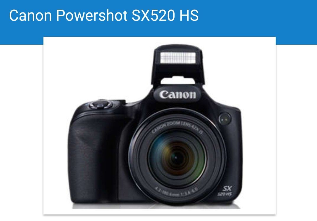 CANON PowerShot SX520 HS 16MEGAPIXEL very clear picture excellent😍 $175