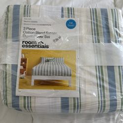 Full/queen 3pc Duvet Set 