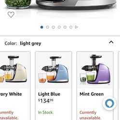 Slow Juice Maker $90