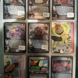Original dragon ball Z Saga Cards