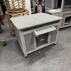 Aivituvin Heated Cat House for Outdoor Cats Feral Kitty Shelter with Heater Keep Warm in Winter,Insulated Liner Include( air12-in)