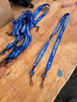 La rams badge lanyards