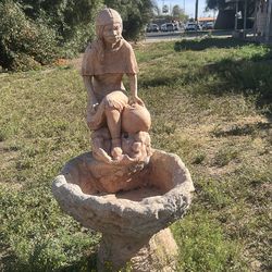 Bird Bath Statue Bird Bath