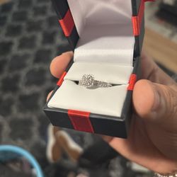 1/2 Carat Natural Diamond Wedding Ring Set.