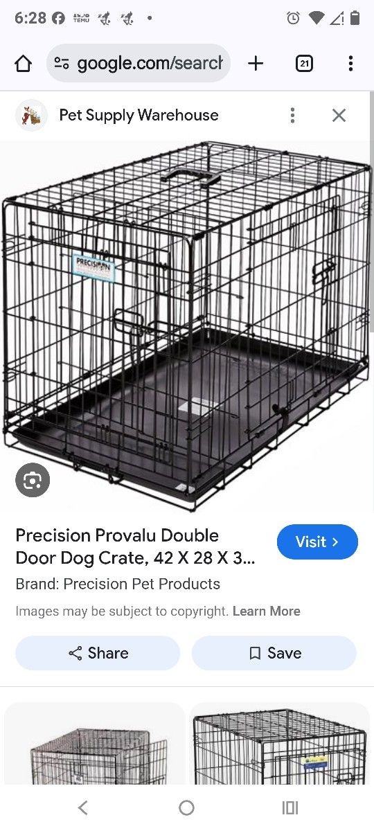 42x28x30 Dog Crate