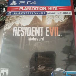 PS4 resident Evil