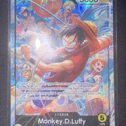 One Piece Monkey .D. Luffy Leader card TCG OP15-098