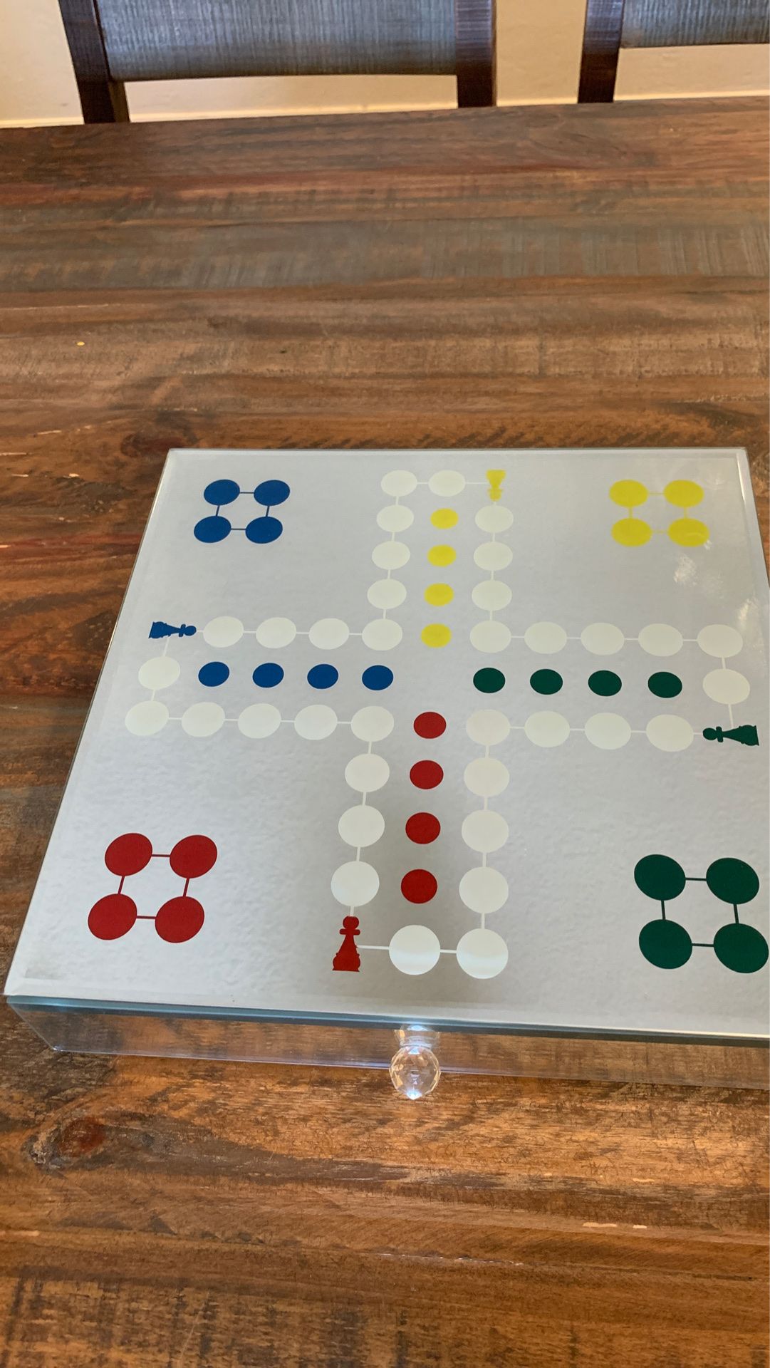 Deluxe crystal flying chess game