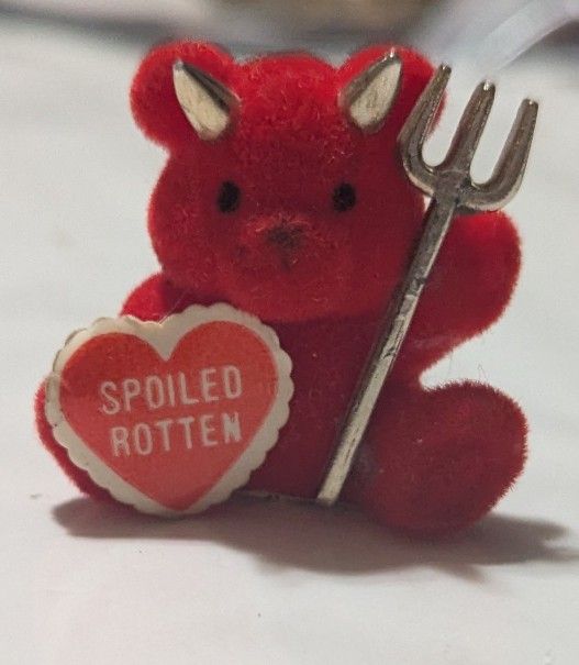 Little Red Devil Bear From '70s