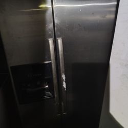 Flat Top Stove And Refrigerator Double Door