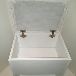 Vanity Stool w/ Storage Flip Top & Soft Padded Seat Cushion