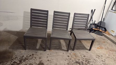 Out door wooden chairs