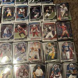 46 Card Lot NFL Football Prizm/Optic
