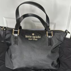 KATE SPADE WATSON LANE LUCIE BLACK CROSSBODY MINI TOTE