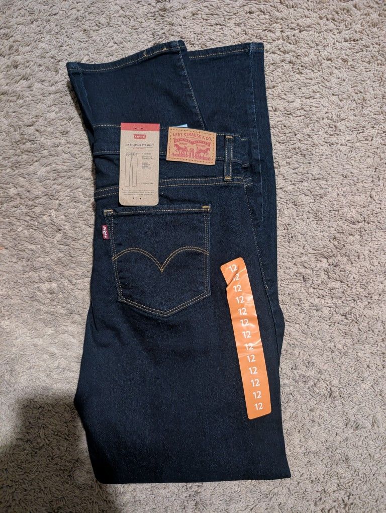Levi's 314 Women's Dark Wash Jeans Brand New