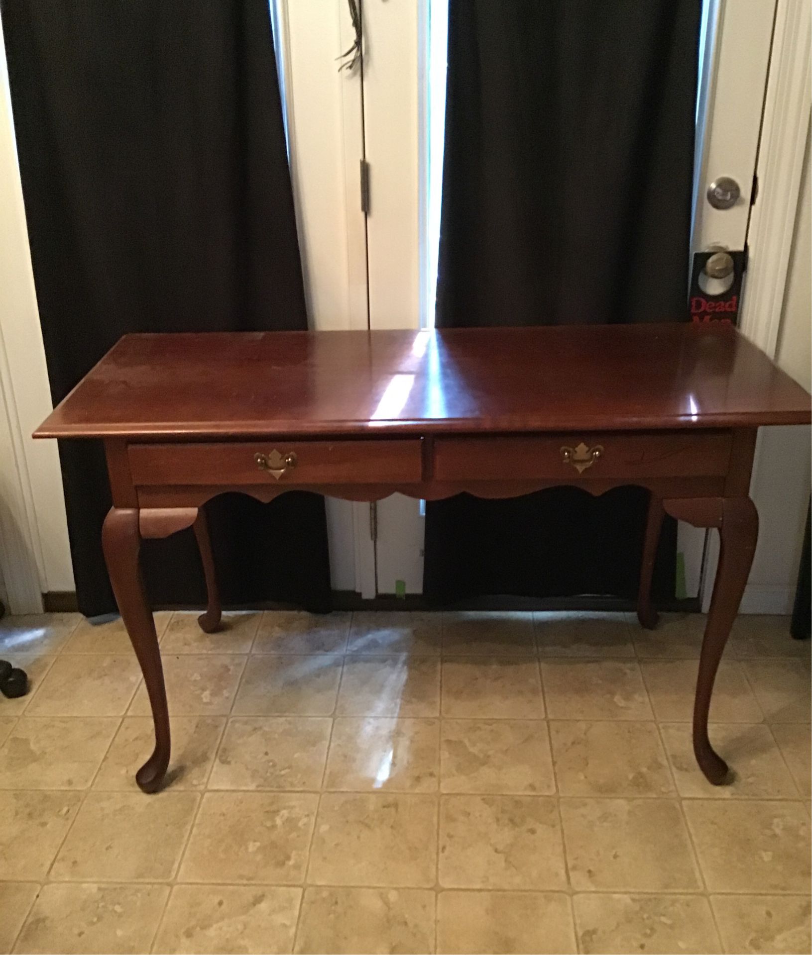 2 drawer desk Antique