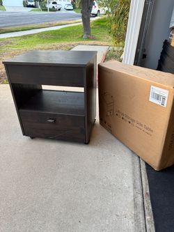 Lift-Up Storage Side Table Night Stand