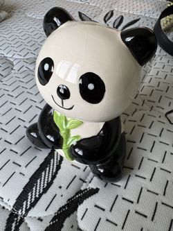 Panda Bamboo Piggy Bank