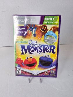 Sealed! Sesame Street: Once Upon a Monster (Microsoft Xbox 360, Brand New, 2011)