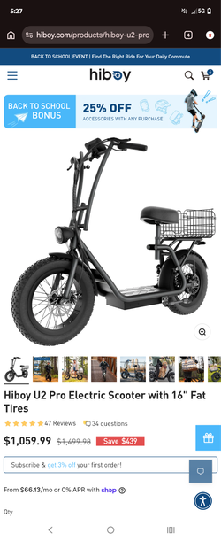 I do Electric scooter repairs