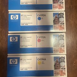 NEW UNOPENED - HP 4 Piece Toner Lot